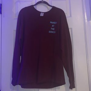 Panic! At The Disco long sleeve shirt.